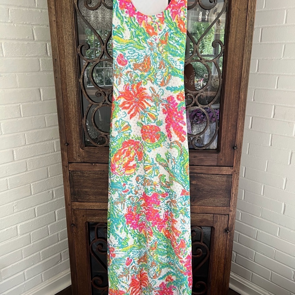 NWOT Lilly Pulitzer Astoria crochet maxi dress